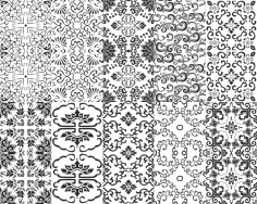 Chinese Pattern Set Free Vector, Free Vectors File