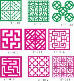 Fence Collection Patterns Free Vector, Free Vectors File