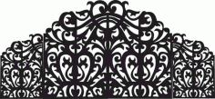 Gate Pattern Free Vector, Free Vectors File