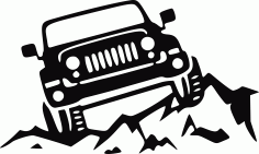 Free Jeep Sticker Icon Vinyl Cutting Svg File, Free Vectors File