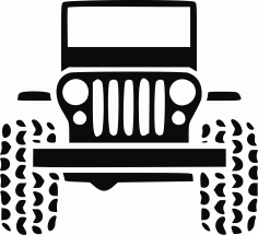 Jeep Logo Sticker Design Clean Outline Svg Vector, Free Vectors File