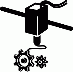 3D Printer Configuration Interface Symbol, Free Vectors File