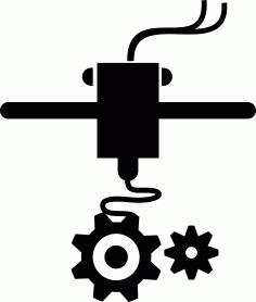 3D Printer Settings Symbol, Free Vectors File