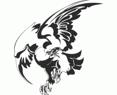 Bird Hawk Vulture Eagle Wall Sticker Free Vector, Free Vectors File