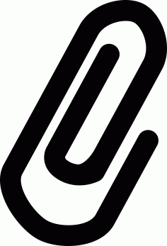 Aluminum Clip Silhouette SVG Files, Free Vectors File