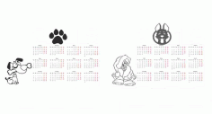 Calendar Nast olny 6mm Free Vector, Free Vectors File