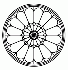 Wheel Decoration Design Free DXF File, Free Vectors File