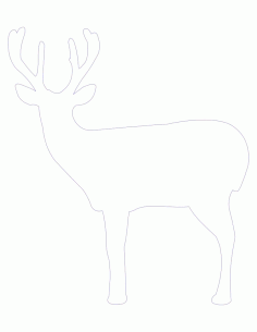 Deer Kids Coloring PDF, Free Vectors File