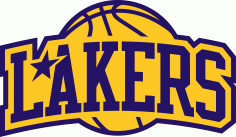 Lakers p2 Sticker SVG File, Free Vectors File