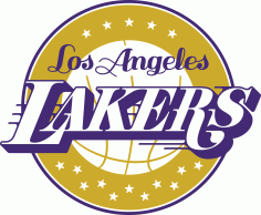 Lakers p2 Stencil SVG Vector, Free Vectors File