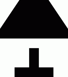 Lamp Silhouette SVG Vector, Free Vectors File
