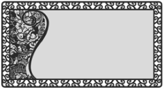 Stained Glass Mirror Pattern Free Vector, Free Vectors File