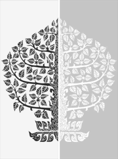 Floral Sandblast Pattern Free Vector, Free Vectors File