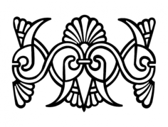Antic Free DXF File, Free Vectors File