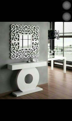 Mirror Frame Free DXF File, Free Vectors File