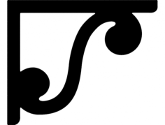 Corner Design Kron 0007 Free DXF File, Free Vectors File