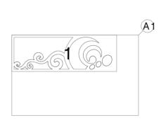 SarmaşıK Kapı Free DXF File, Free Vectors File