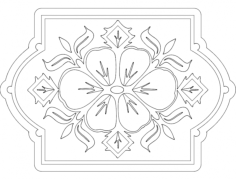 Pattern 2 Free DXF File, Free Vectors File