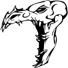 Skull 015 Free DXF File, Free Vectors File