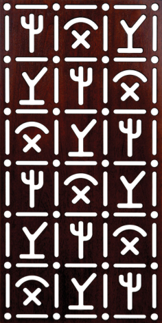 Unframed Grilles 300-V113 Free DXF File, Free Vectors File