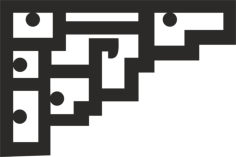 Vector Moldura Cantos Free DXF File, Free Vectors File