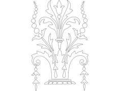 Ornament Design 2 Free DXF File, Free Vectors File
