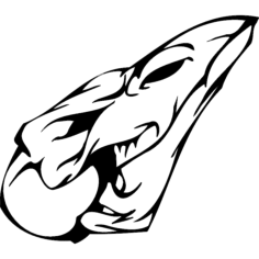 Skull 014 Free DXF File, Free Vectors File