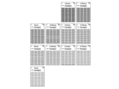 Straight Swatch Patterns Living Hinge Templates For Laser Cut Free DXF File, Free Vectors File