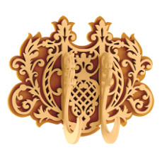 Furniture Decorative Wall Hooks For Coat And Craft Free DXF File, Free Vectors File