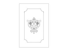 Patterns For Door Free DXF File, Free Vectors File