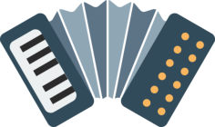 Accordion Line Art Svg Vector, Free Vectors File