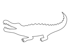 Alligator Kids Coloring Pages Pdf, Free Vectors File