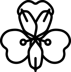 Alstroemeria Outline Svg Vector, Free Vectors File