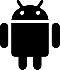 Android Line Art Svg Vector, Free Vectors File