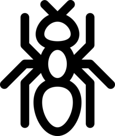 Ant Line Art Svg Vector, Free Vectors File