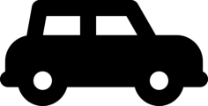 Automobile Outline Svg File, Free Vectors File