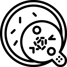 Bacteria Outline Svg Vector, Free Vectors File