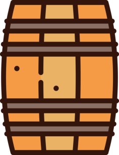 Barrel Line Tracing Svg Vector, Free Vectors File