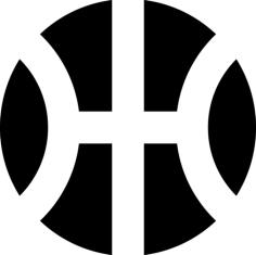 Basketball Laser Cut Svg File, Free Vectors File