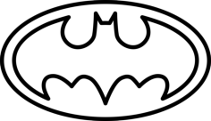 Batman Laser Cut Svg File, Free Vectors File