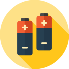 Batteries Silhouette Cutting Svg Files, Free Vectors File