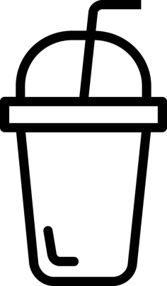 Beverage Line Art Svg Vector, Free Vectors File