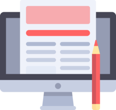 Blogging Icon Svg Vector, Free Vectors File