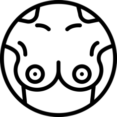 Breast Sketch Drawing Svg, Free Vectors File