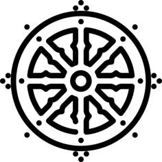 Buddhism Sketch Svg Vector, Free Vectors File