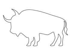 Buffalo Tracing Worksheets Pdf, Free Vectors File