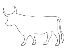Bull Coloring Pages Pdf, Free Vectors File