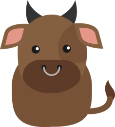 Bull Icon Svg Vector, Free Vectors File