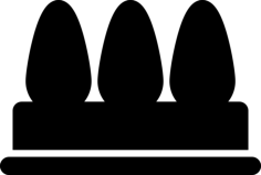 Bush Laser Cut Svg File, Free Vectors File