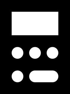 Calculator Stencil Svg Design File, Free Vectors File